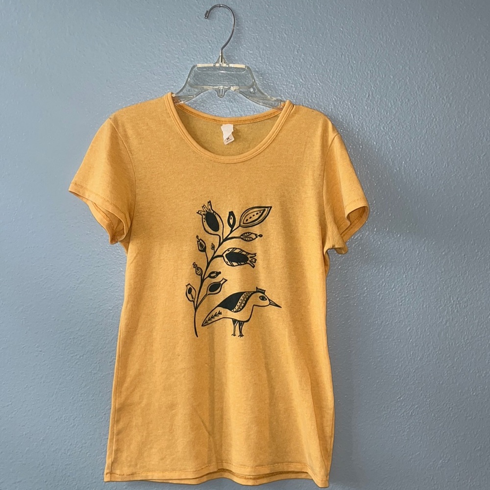 Screenprinted Bird Tshirt